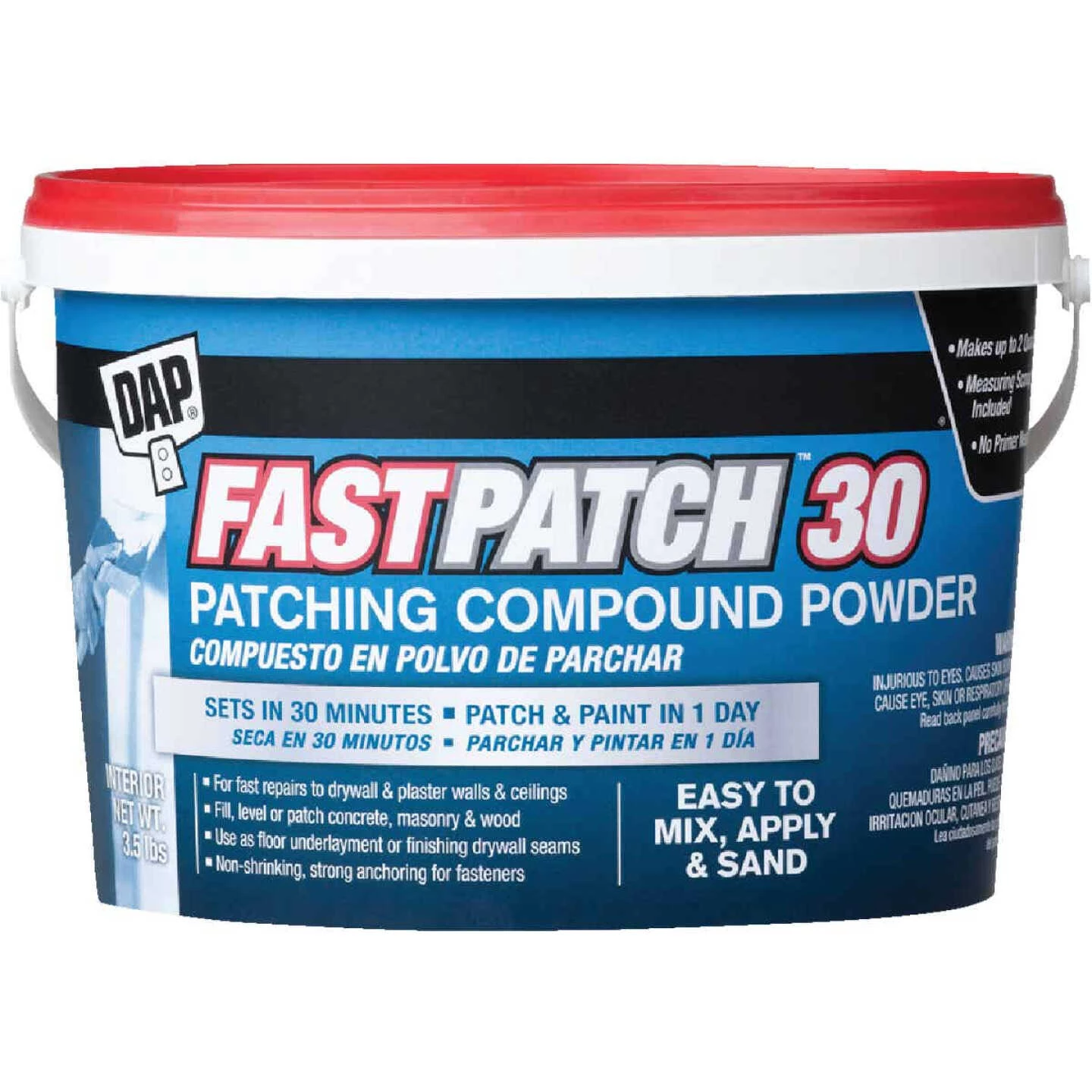 DAP FASTPATCH 3.5 Lb. White Patching Compound 3 DAP FASTPATCH 3.5 Lb. White Patching Compound
