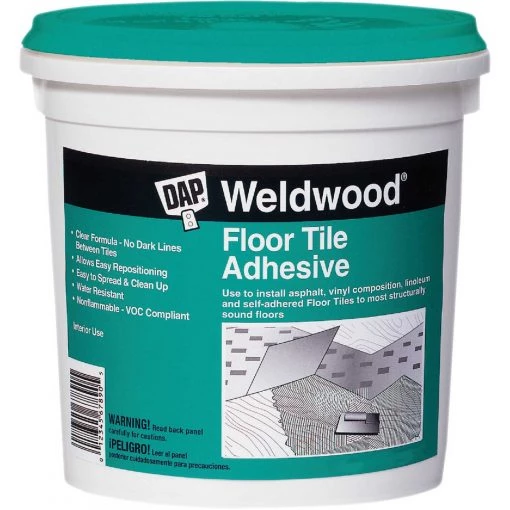 DAP Weldwood 1 Qt. Floor Tile Adhesive 1 DAP Weldwood 1 Qt. Floor Tile Adhesive -DAP Outlet Store ItemImage 273953 q5vmjs 7sonqw 3ed34h