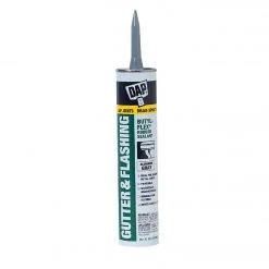 DAP BUTYL-FLEX 10.1 Oz. Gutter & Flashing Sealant, Aluminum Gray
