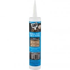 Dap 3.0 9 Oz. White Window, Door, Trim, & Siding All Purpose Siliconized Acrylic Latex Caulk