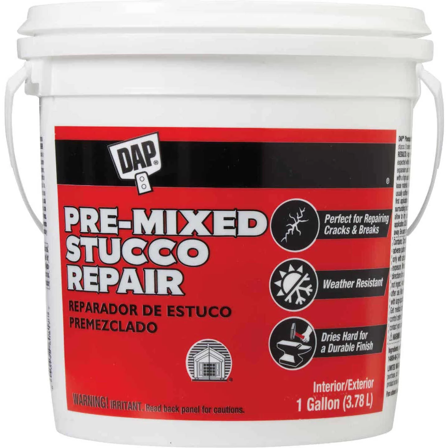 DAP 1 Gal. Pre-Mixed Stucco Patch 4 DAP 1 Gal. Pre-Mixed Stucco Patch - Image 2