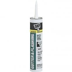 DAP BUTYL-FLEX 10.1 Oz. Gutter & Flashing Sealant, White