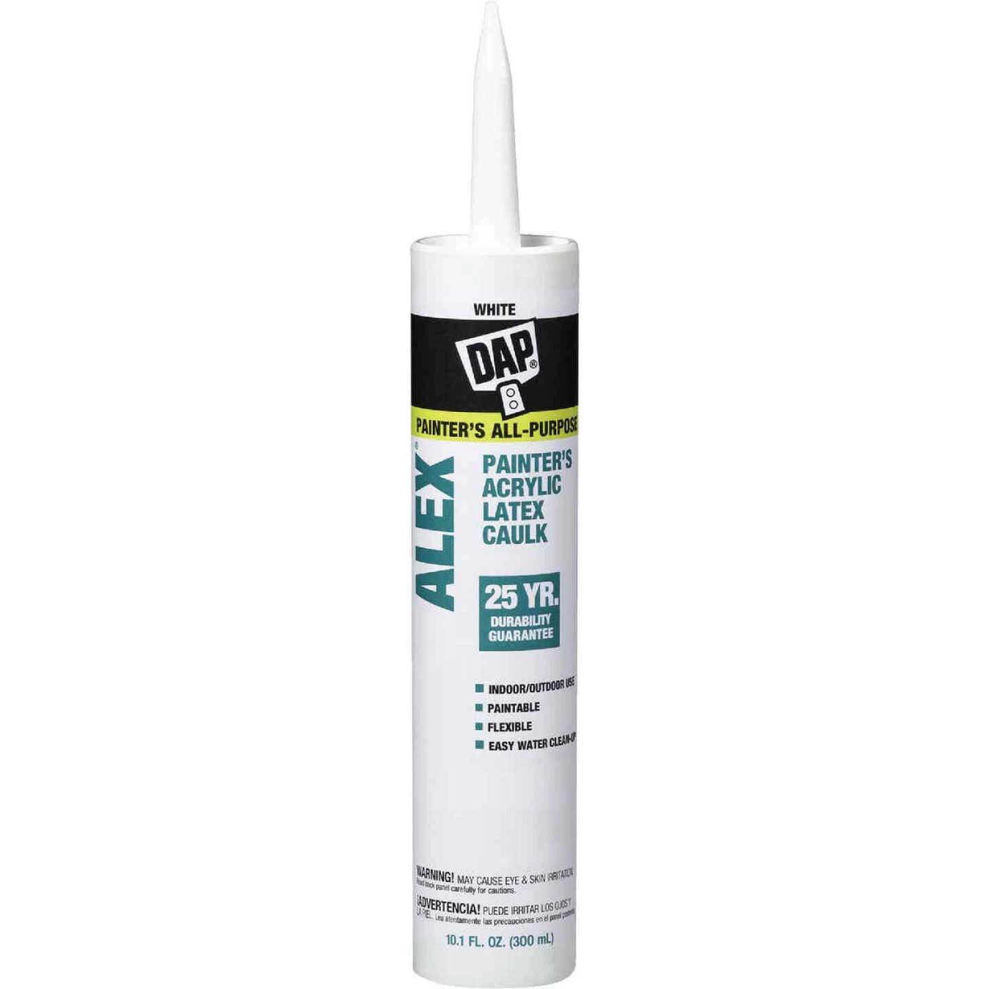 Dap Alex 10.1 Oz. White Painter's Acrylic Latex Caulk 3 Dap Alex 10.1 Oz. White Painter's Acrylic Latex Caulk