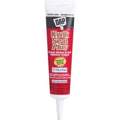DAP Kwik Seal Plus 5.5 Oz. Brighter White Premium Kitchen & Bath Adhesive Sealant
