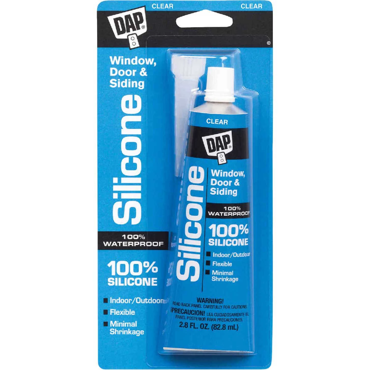 DAP 2.8 Oz. Window, Door & Siding Silicone Sealant, Clear 3 DAP 2.8 Oz. Window, Door & Siding Silicone Sealant, Clear